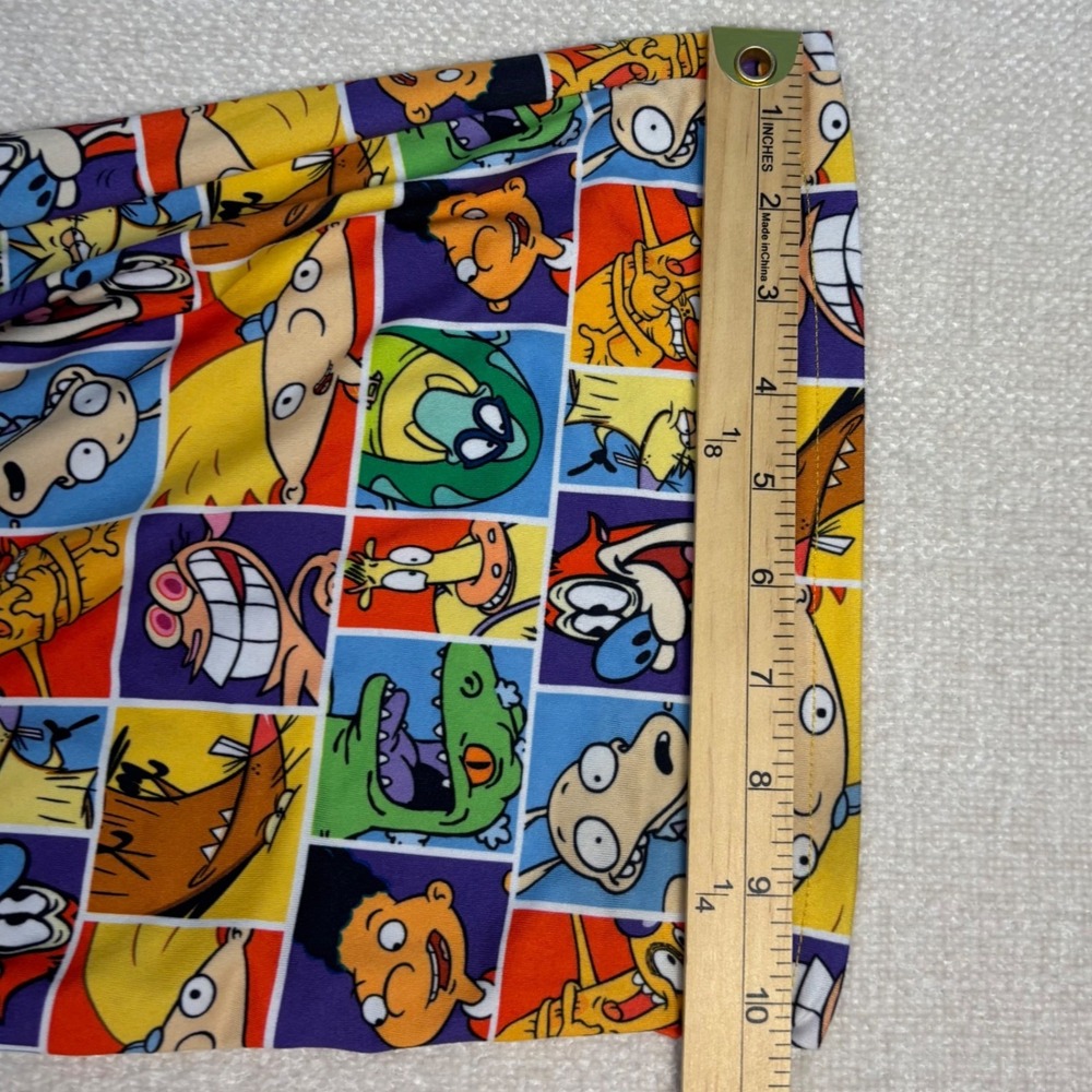 Nickelodeon 90s Cartoon Character Lounge Pants XL Hey Arnold Rugrats Pajamas - Picture 8 of 8